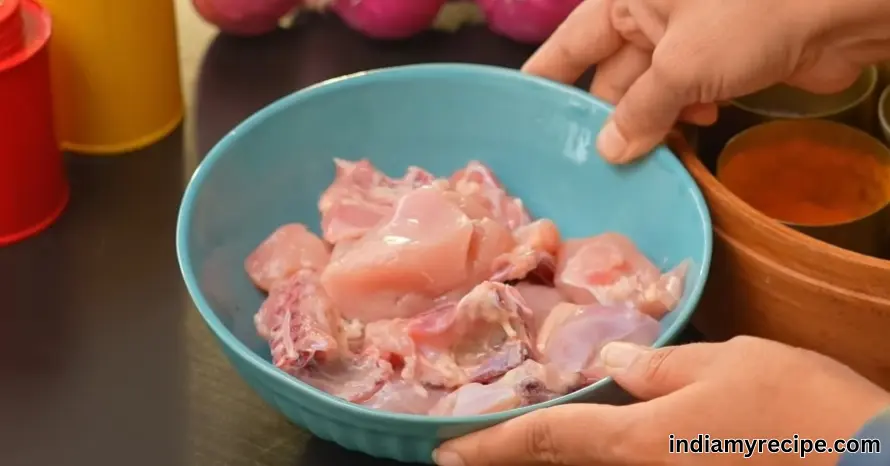 Zero Oil Chickens Curry