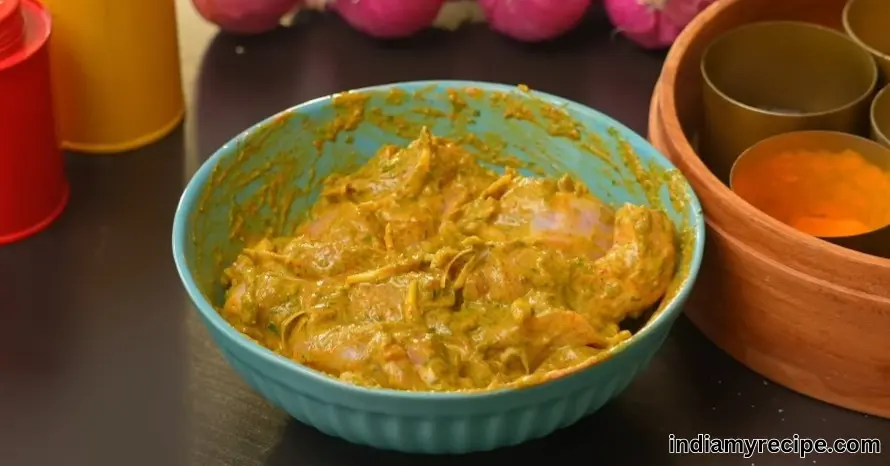 Zero Oil Chicken Curry Recipe in Hindi