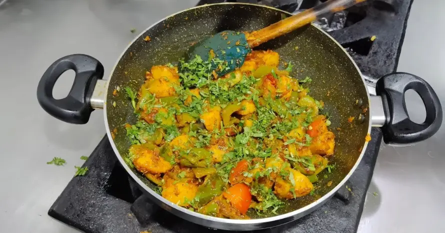Aloo Shimla Mirch ki Sabji