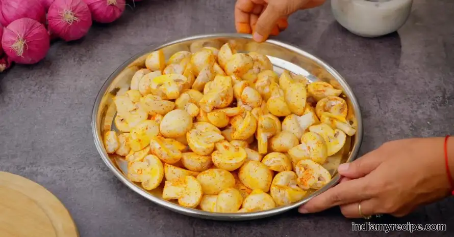 Matar Mashroom Recipe in Hindi
