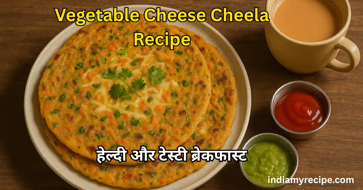 Vegetable Cheese Cheela Recipe in Hindi