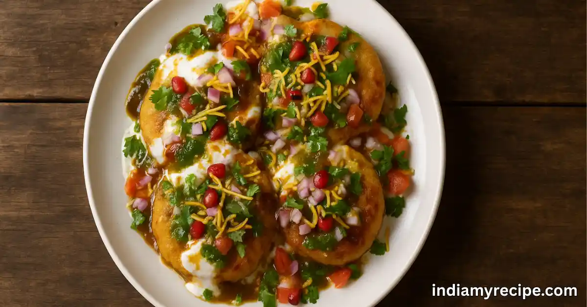 Aloo Tikki Chaat Recipe in Hindi