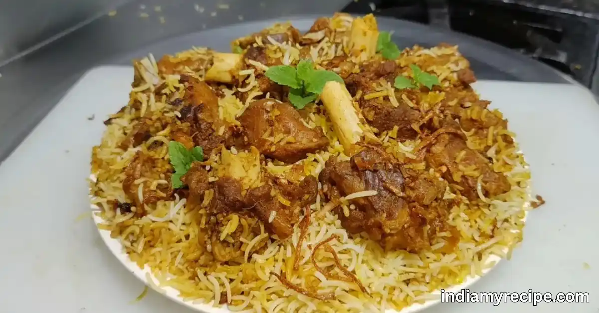 Hyderabadi Mutton Biryani in Hindi