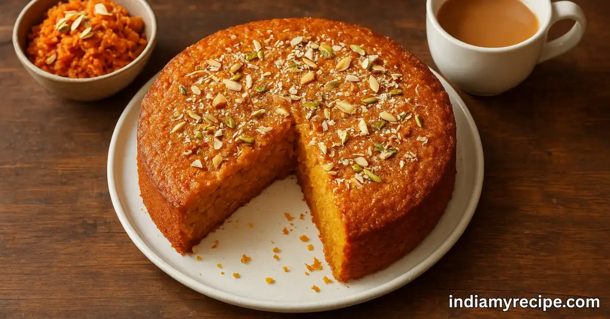 Gajar Halwa Cake Recipe in Hindi