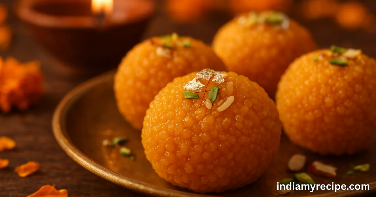 Motichoor Ladoo Recipe in Hindi