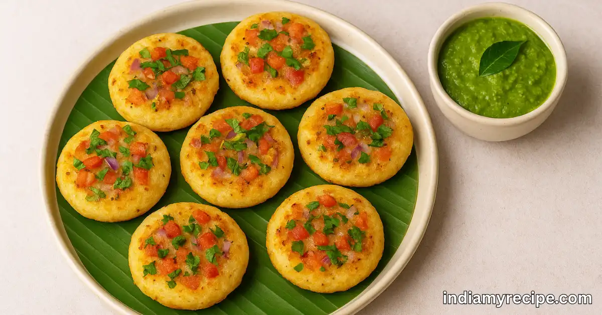 Suji Uttapam Bites Recipe in Hindi