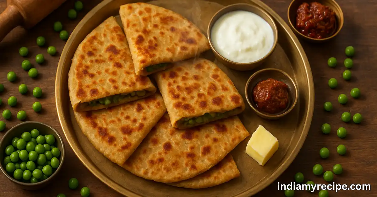 Matar Paratha Recipe in Hindi