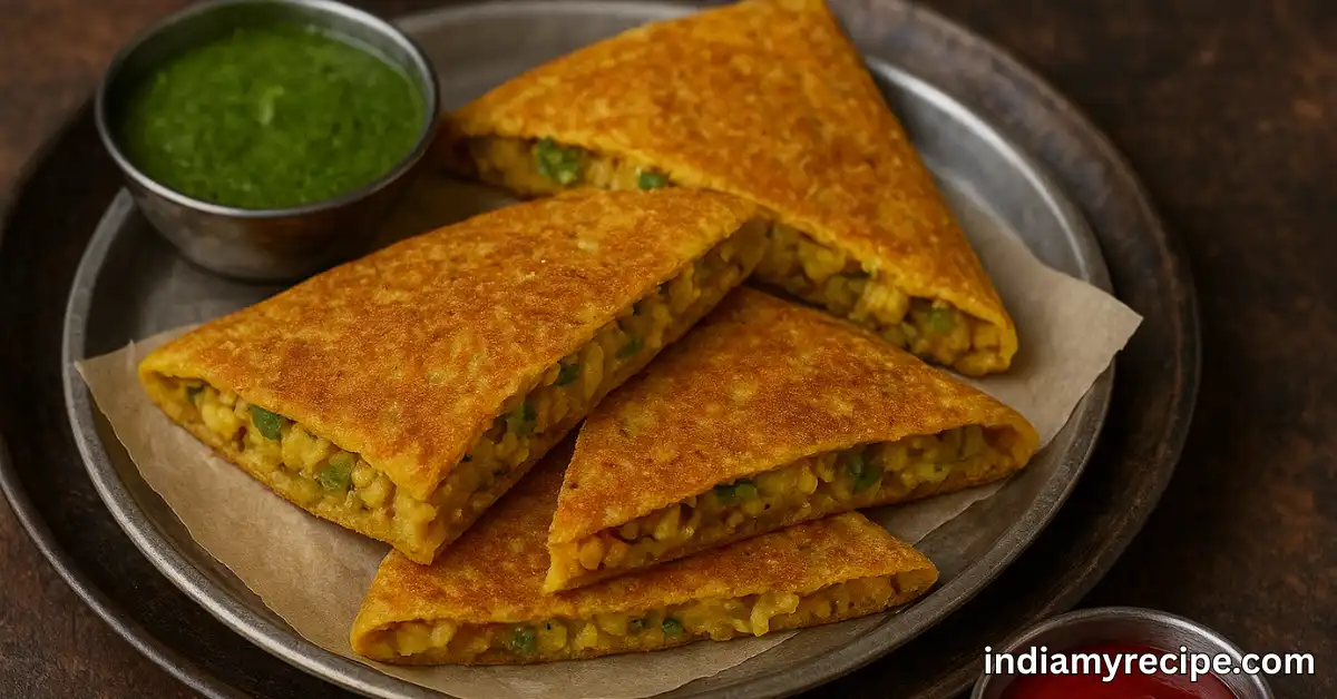 Moong Dal Chilla Sandwich in Hindi