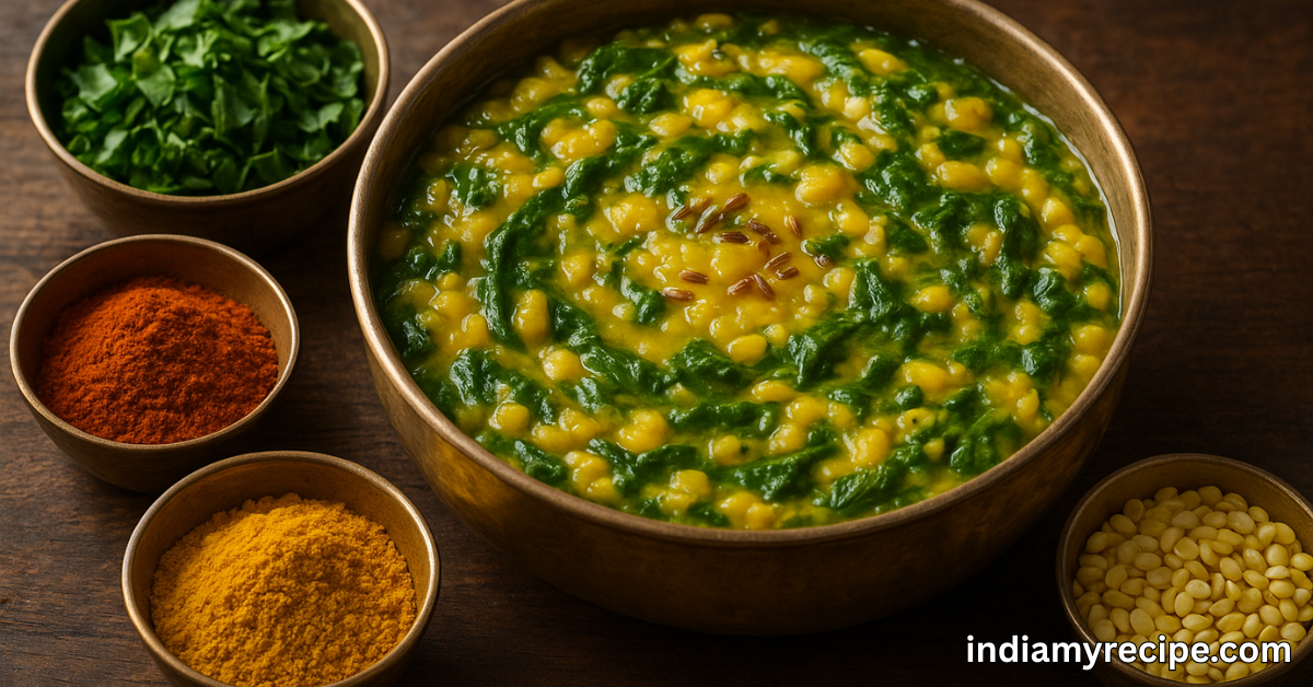 Moong Dal Palak Recipe in Hindi