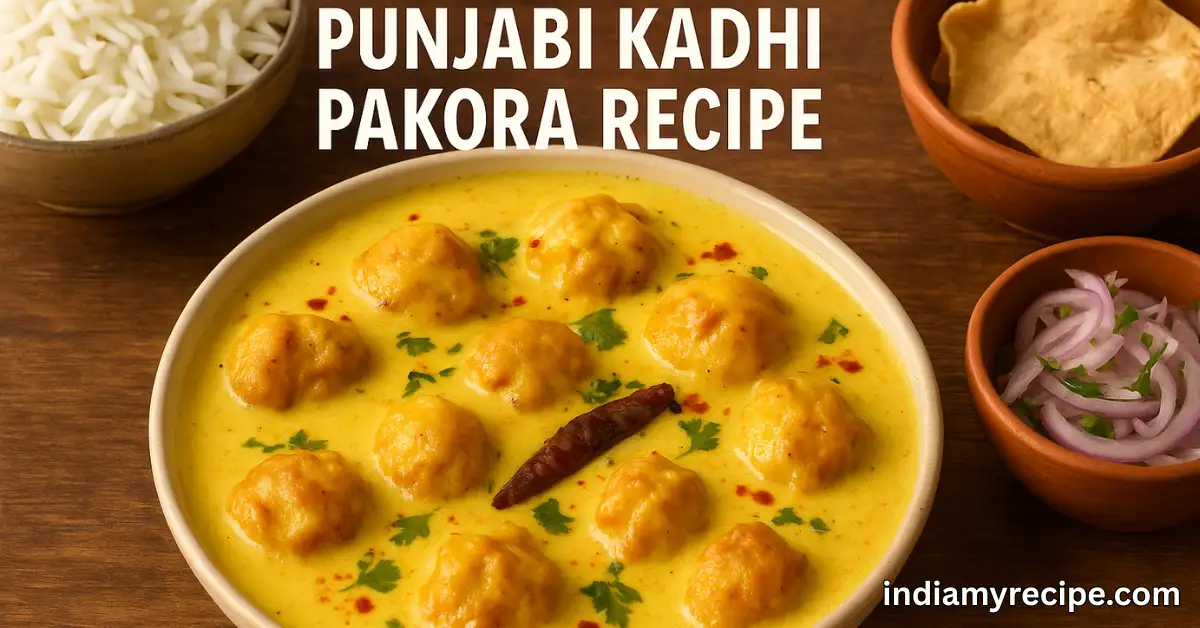 Punjabi Kadhi Pakora Recipe in Hindi